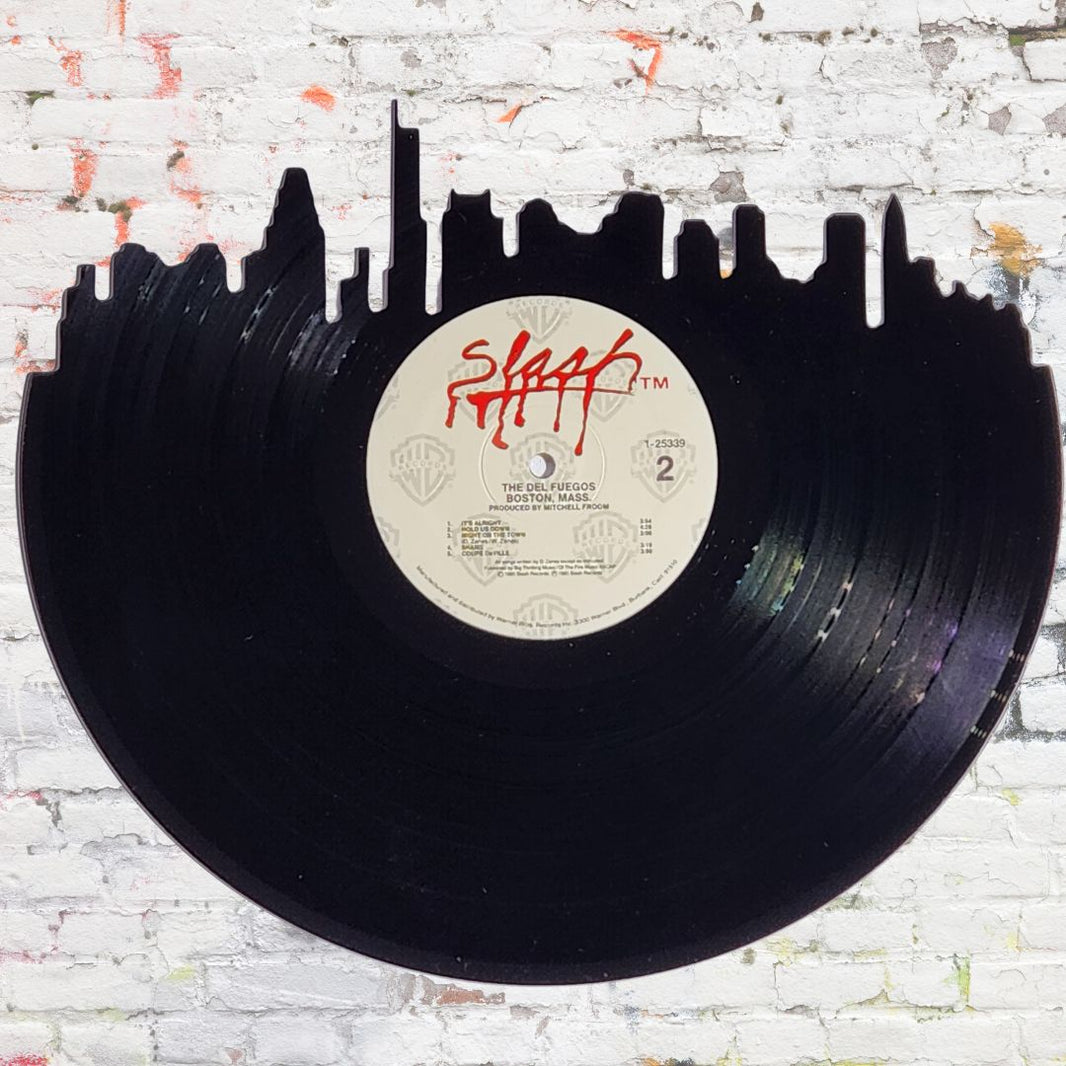 Vinyl Record Wall Art – Unique Music & City Gifts Records Redone