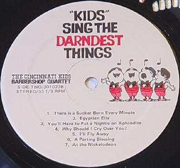 Cincinnati Skyline Vinyl Record Wall Art | Limited Edition | Handcrafted from The Cincinnati Kids Barbershop Quartet Album