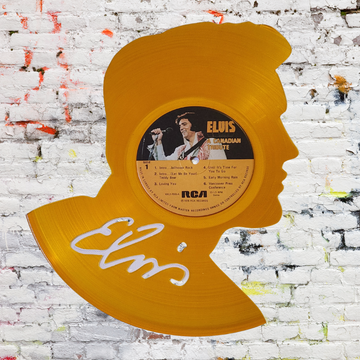 Elvis Presley Vinyl Record Wall Art | Handcrafted From Elvis Presley A Canadian Tribute Album