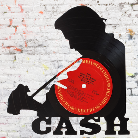 Johnny Cash on The Johnny Cash Collection Vinyl Record Art