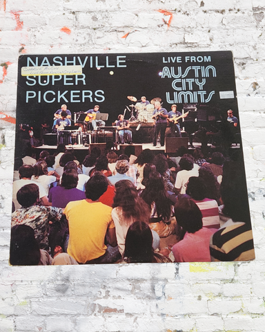 Nashville Skyline Vinyl Record Wall Art on Nashville Super Pickers Live from Austin City Limits – Limited Edition