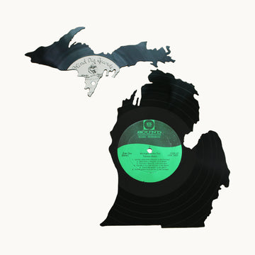 Michigan 2-Piece Vinyl Record Wall Art | Limited Edition | Michigan Polka-Tels