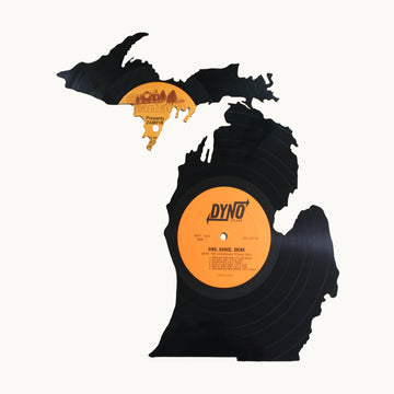 Michigan 2-Piece Vinyl Record Wall Art | Limited Edition | Sing, Dance, Drink Michigan Polka-Tels