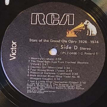 Nashville Skyline Vinyl Record Wall Art | Limited Edition | Handcrafted from Stars of the Grand Ole Opry Album