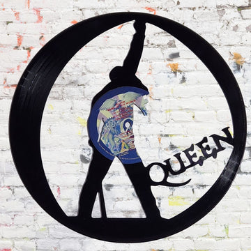 Queen Freddie Mercury - News of the World - Vinyl Record Art