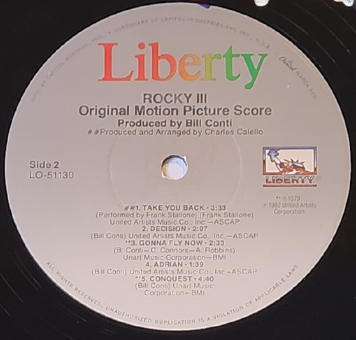 Philadelphia Skyline Vinyl Record Wall Art | Limited Edition | Handcrafted from Rocky III Soundtrack