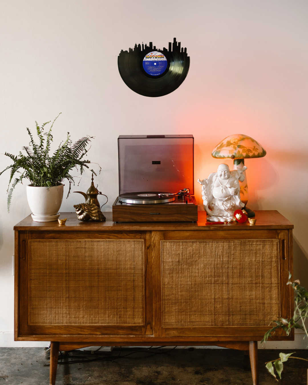 vinyl record wall art sample display image 