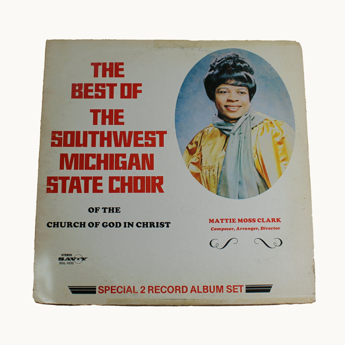 Michigan 2-Piece Vinyl Record Wall Art | Limited Edition | Southwest Michigan State Choir 1979 Savoy Records