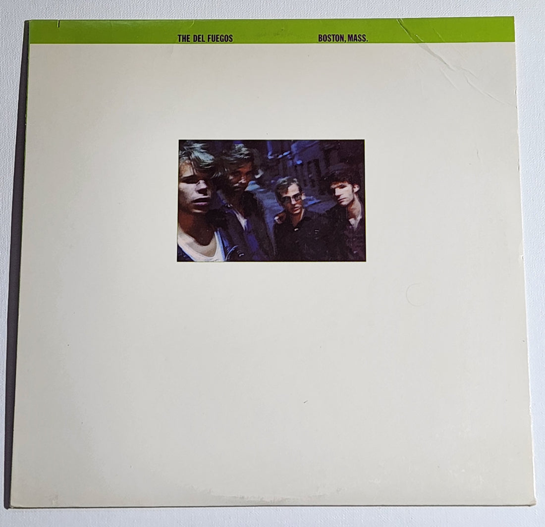 Boston Skyline on The Del Fuegos Boston, Mass Vinyl Record Art