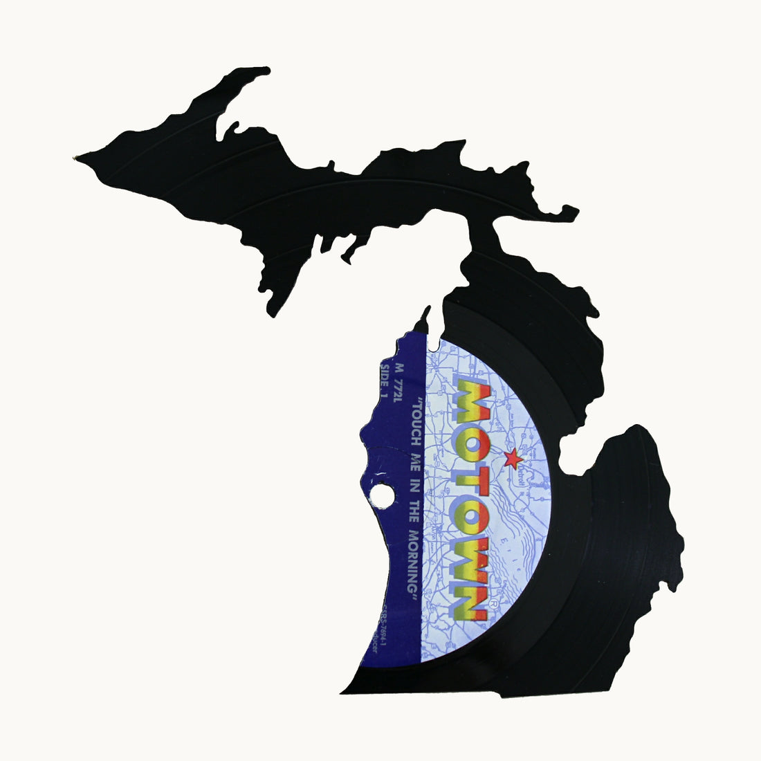 Michigan on Motown Vinyl Record Wall Art | Limited Edition | Various Motown Albums