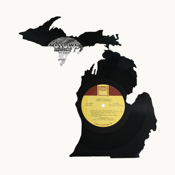 Michigan 2-Piece Vinyl Record Wall Art | Limited Edition | Smokey Robinson Warm Thoughts