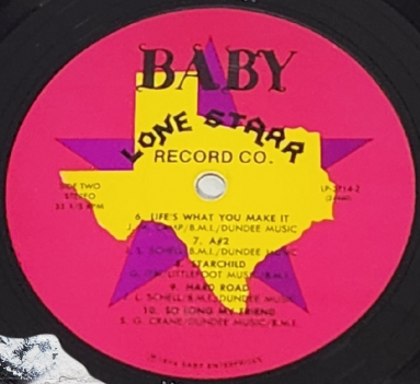 Texas Vinyl Record Wall Art | Limited Edition | Handcrafted from Baby's Lone Starr Original Album