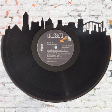 Memphis Skyline on The Memphis Horns Vinyl Record Art