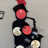 handcrafted vinyl art for Lansing river trail organization 