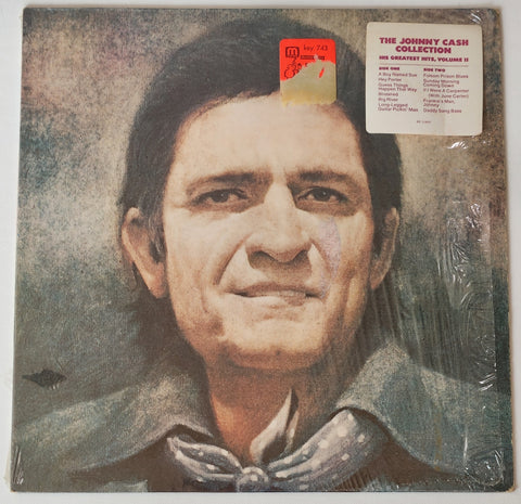 Johnny Cash on The Johnny Cash Collection Vinyl Record Art