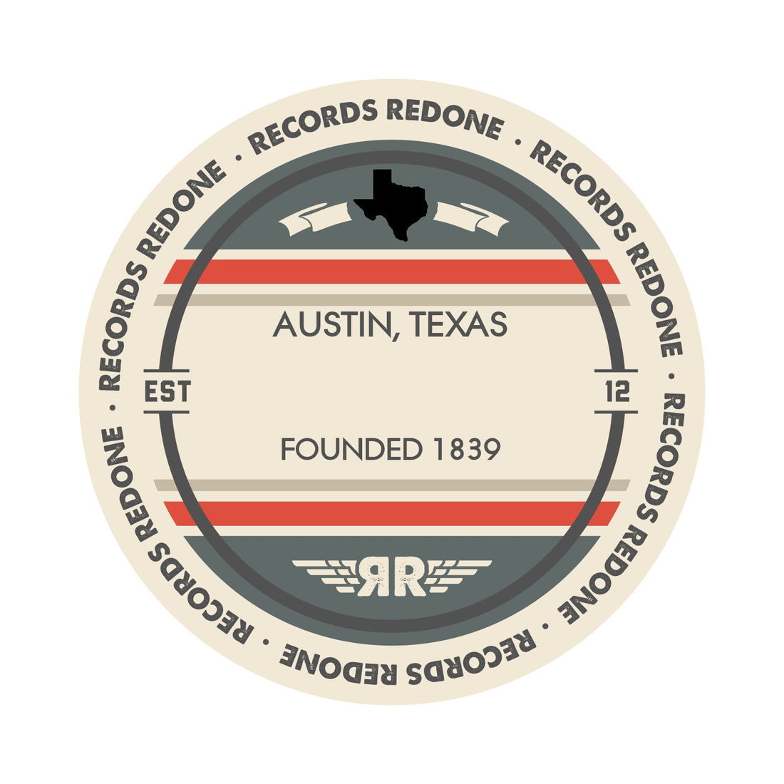 Handcrafted vinyl record art of the Austin skyline, perfect for gallery walls and unique gifts.