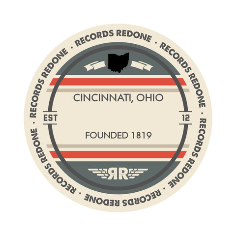 Cincinnati Skyline Records Redone Label Vinyl Record Art