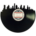 Handcrafted vinyl record art of the Houston, Texas skyline, perfect for gallery walls and unique gifts.