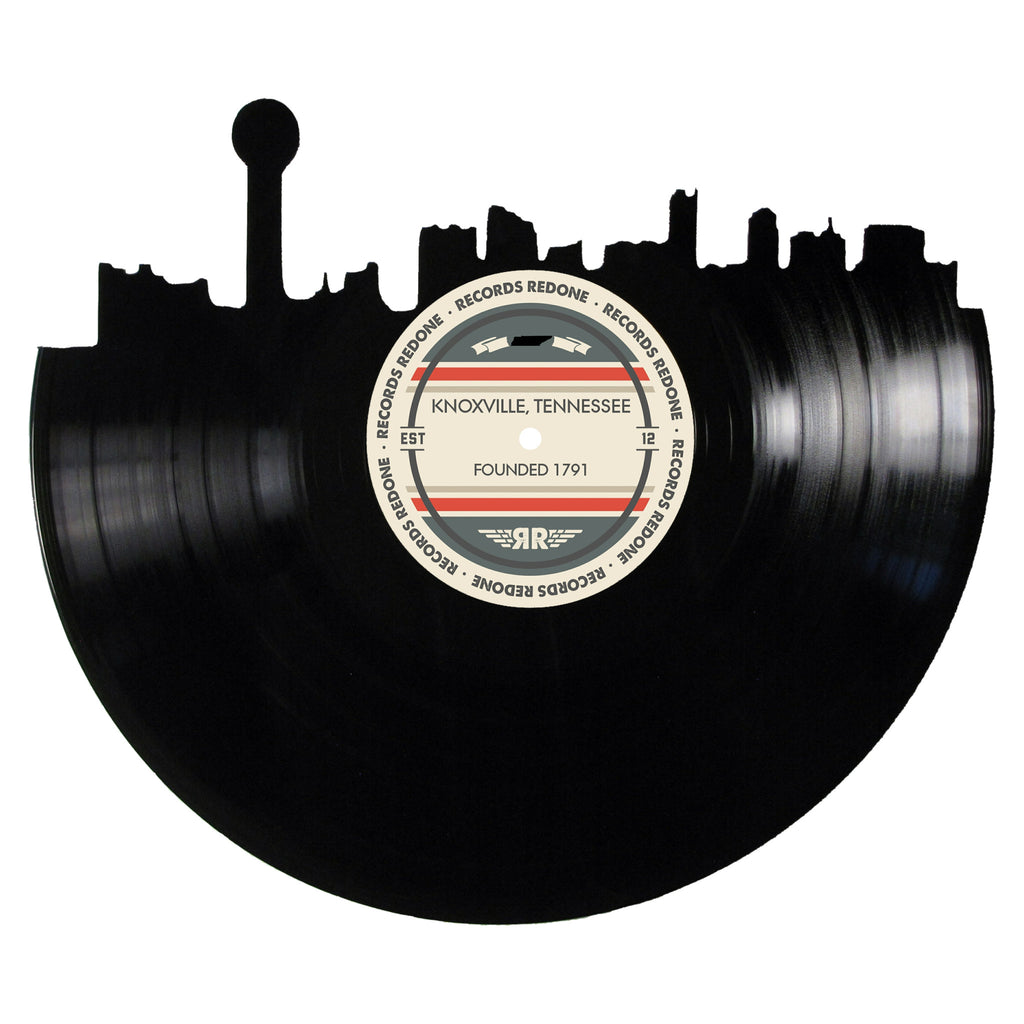 Knoxville Skyline Records Redone Label Vinyl Record Art