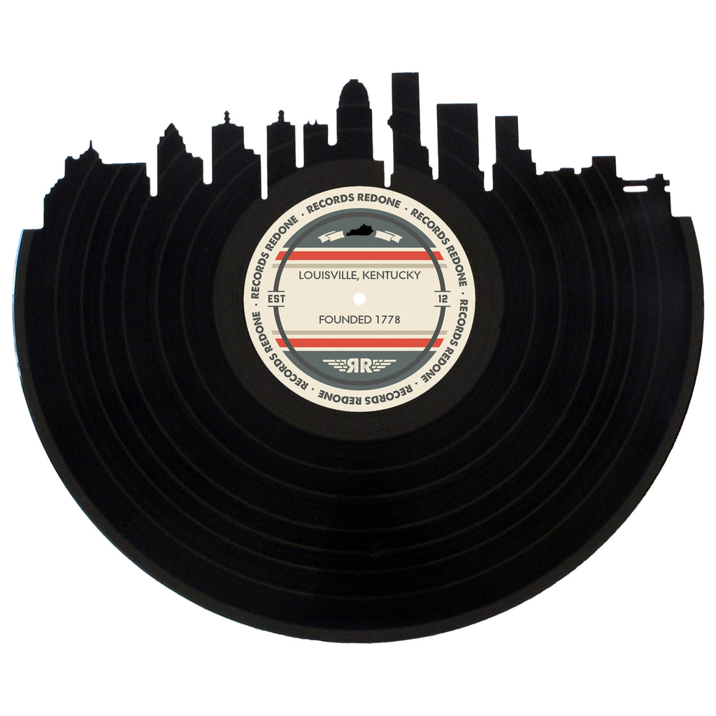 Louisville Skyline Records Redone Label Vinyl Record Art