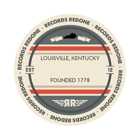 Louisville Skyline Records Redone Label Vinyl Record Art