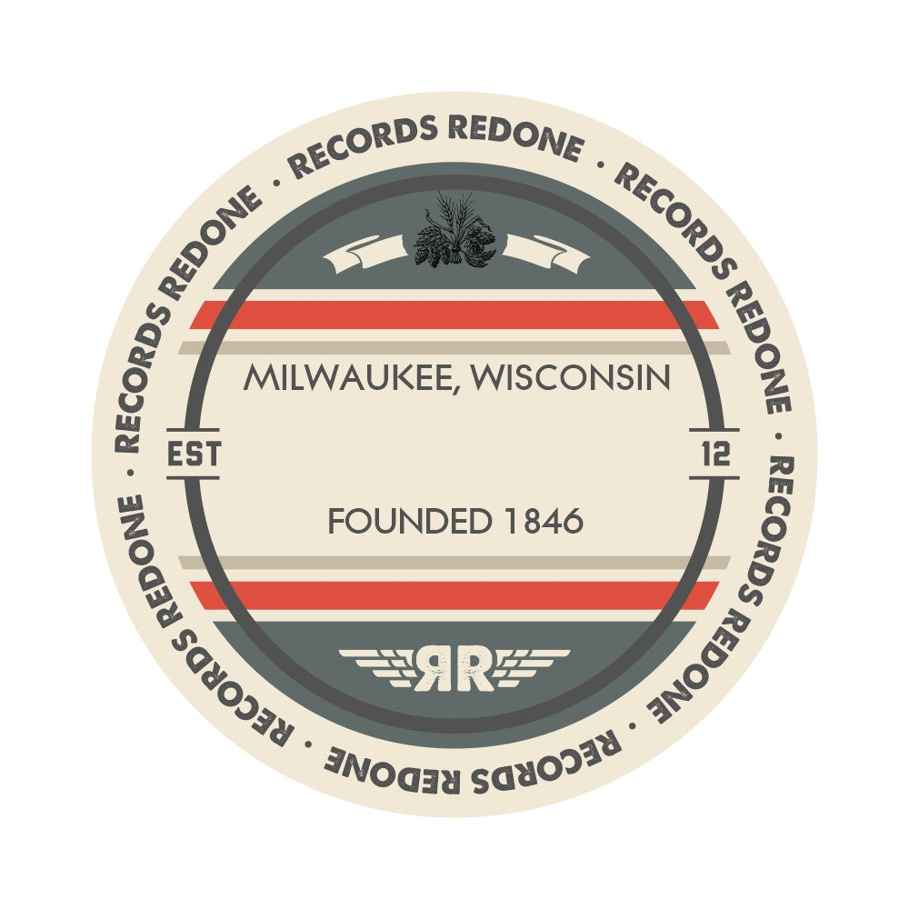 Milwaukee Skyline Vinyl Record Wall Art | Unique Handcrafted Holiday Gift for Music Lovers