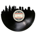 Handcrafted vinyl record art of the Philadelphia, PA skyline, perfect for gallery walls and unique gifts.
