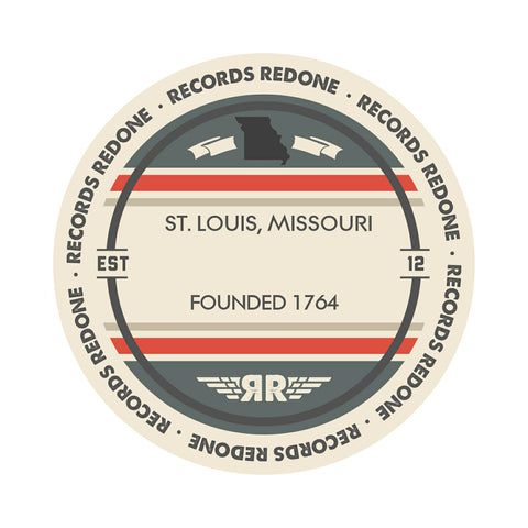 St Louis Skyline Records Redone Label Vinyl Record Art